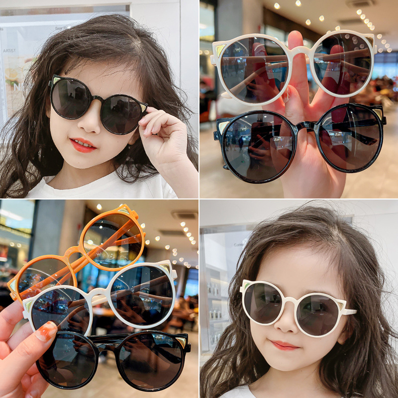 Children's sunglasses 2022 new cute fash...