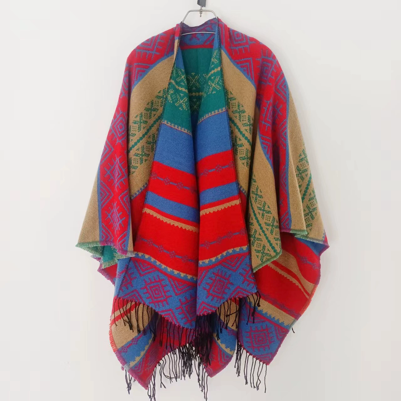 Ethnic cloak, trench coat from Qinghai province from Yunnan province, jacket, scarf, ethnic style