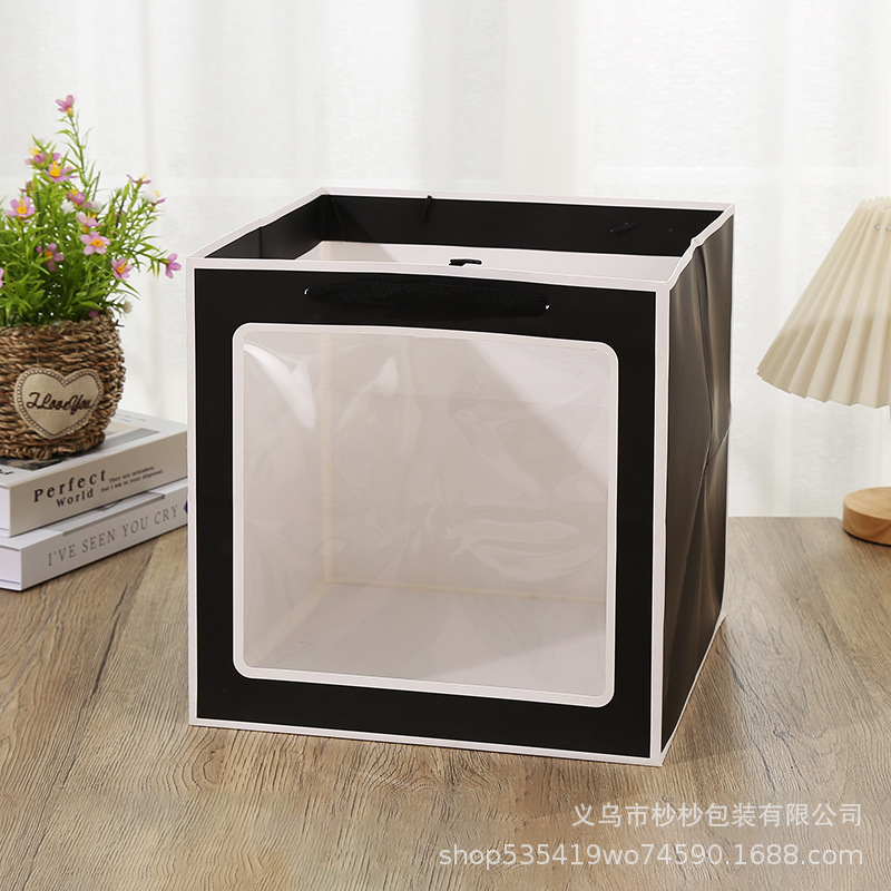 검정색 배경과 흰색 프레임;15*15*15