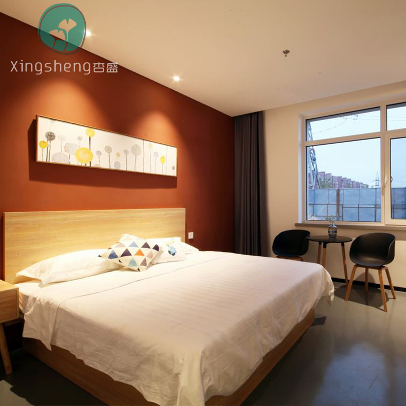 Hotel Furniture Homestay Apartment Bed Box TV Cabinet Rental House Single Room Hotel Standard Room Full Set