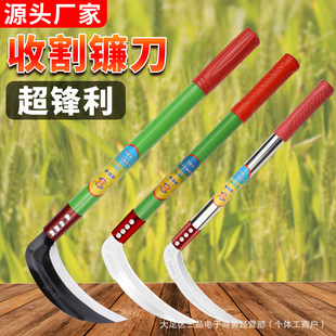 Household Agricultural Fast Sharp Sickle for Weeding, Cutting Corn Stalks, and Harvesting Rice; a Good Helper for Farmers