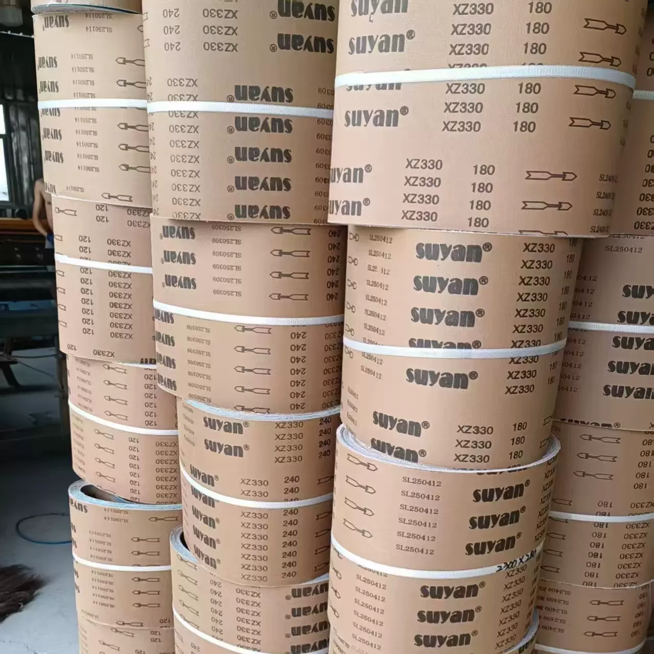 厂家直销平板砂带机915*100砂带金属抛光打磨氧化铝材质