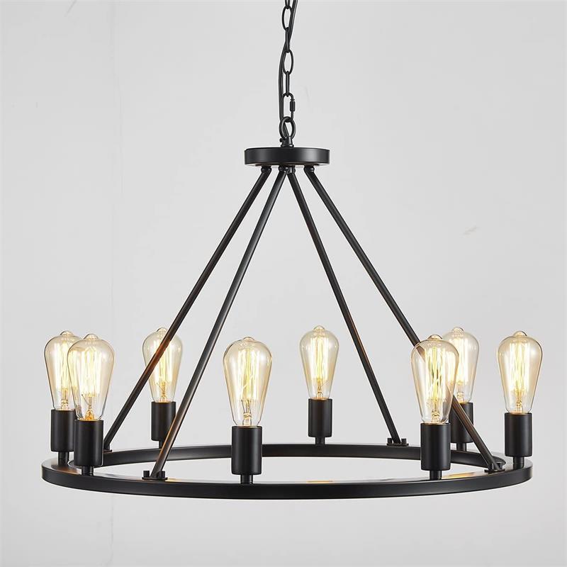 Living Room Chandelier Home Atmospheric Round American Style Industrial Antique wayfair Villa Hall Duplex Building LED Chandelier Living Room Chandelier Home Atmospheric Round American Style Industrial Antique wayfair Villa Hall Duplex Building LED Chandelier
