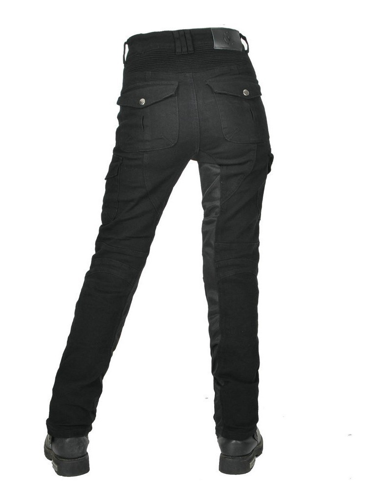 VOLERO jeans de motocicleta malla de verano transpirable motocicleta carreras a prueba de caídas pantalones de ciclismo equipo de protección de silicona