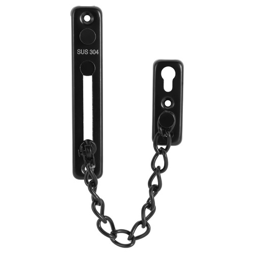 304 stainless steel anti-theft chain hotel room door deadbolt security lock plate anti-thief door bolt no-drilling chain lock hasp