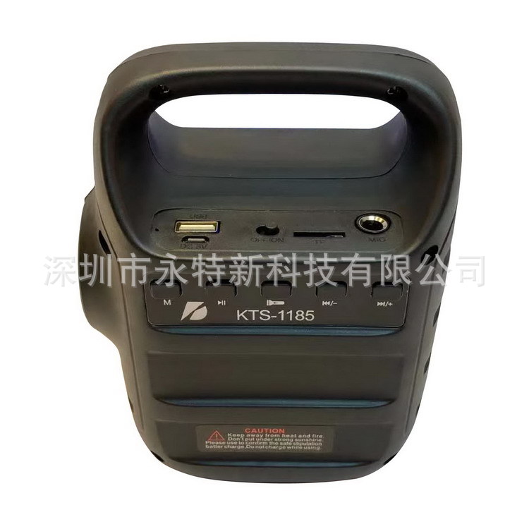 Altavoz Bluetooth KTS-1185 de 3 pulgadas, nuevo y portátil.