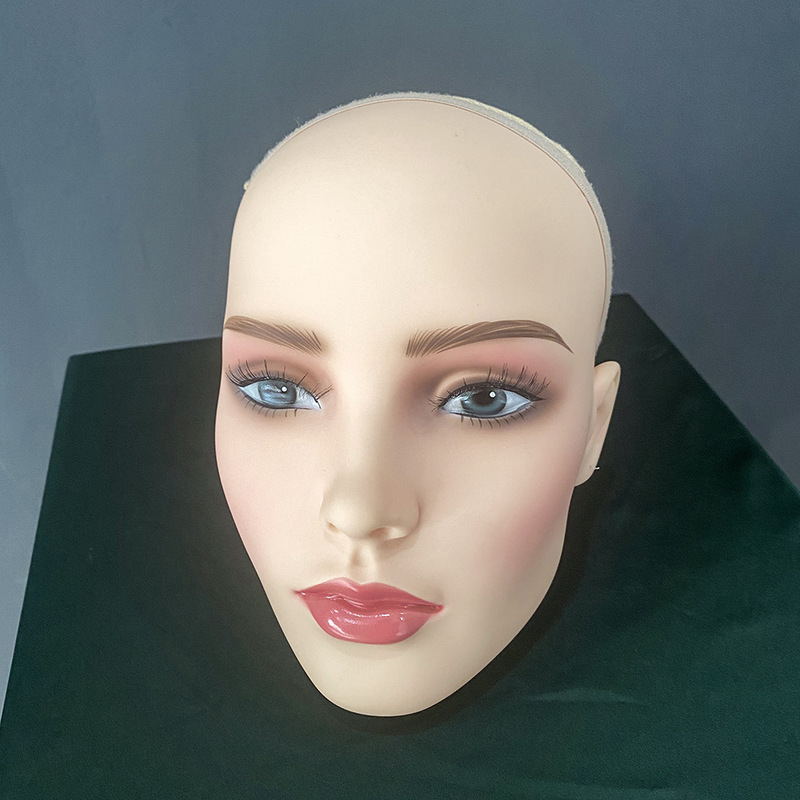 新商品欧米の白人の半身のかつらはモデルの肩の道具のモデルの頭を展示します。|undefined