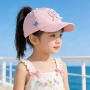透气夏季女孩女童防晒帽