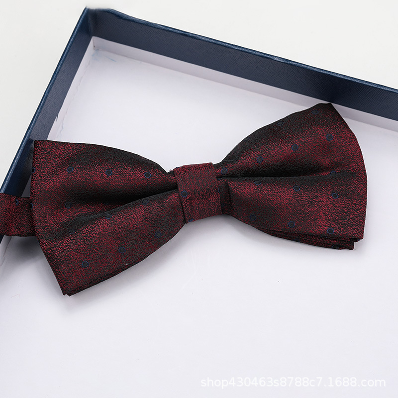 부르고뉴 스타 나비 넥타이