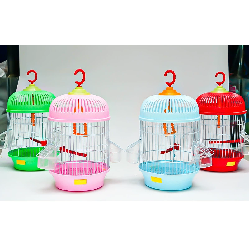 Оптовая продажа от производителя, пластиковая купольная клетка для птиц, маленькая клетка для птиц, клетка для попугая, декоративная клетка, маленькая клетка для птиц, декоративная клетка