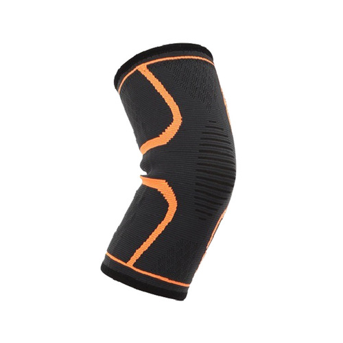Nylon knee pads manufacturer wholesale knitted basketball cycling knee pads four-sided elastic silicone strip knee pads sports knee pads