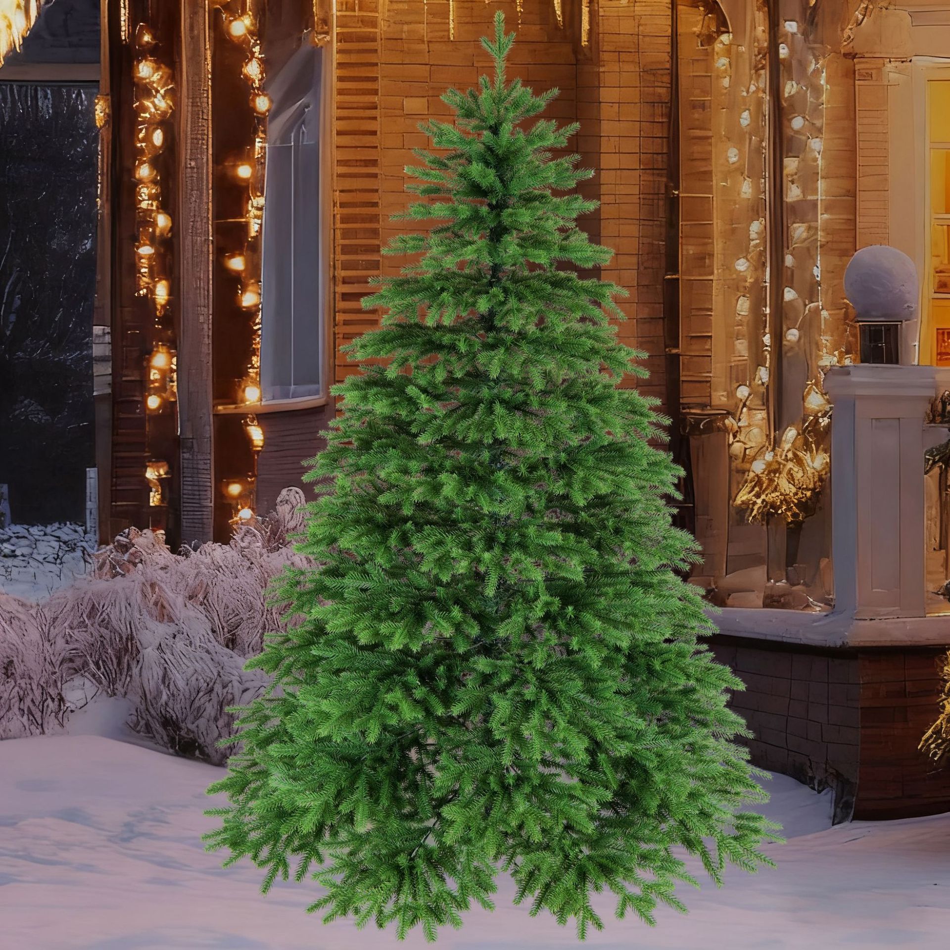 高级层次感PE圣诞树1.2-2.4米圣诞节特色装饰树源头厂家跨境批发