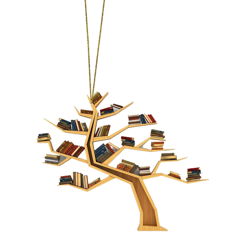 国境を越えた新しいBookクリスマスツリーOrnamentストラップアクリル装飾品ストラップ|undefined
