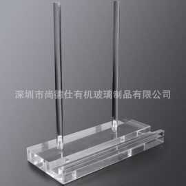 惠州厂家跨境亚克力透明桌面平板图片书籍音乐单笔记本光盘显示架