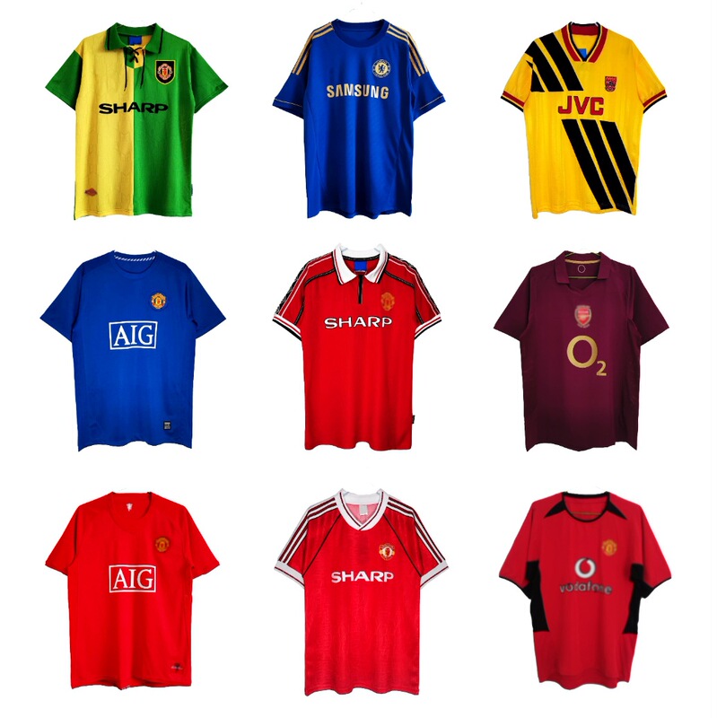 Popular Football Collector's Edition Retro British Super Red Devil New York Chelsea Club Ready-Made Short-Sleeved Fan Version