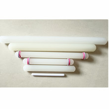 塑料白色PP擀面杖不沾翻糖擀面棍厨房烘焙可调节擀面棒23cm到50cm