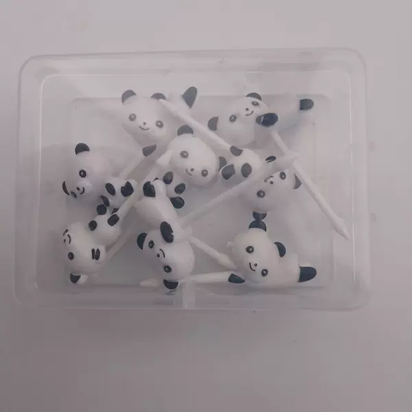 8 panda transparent boxes