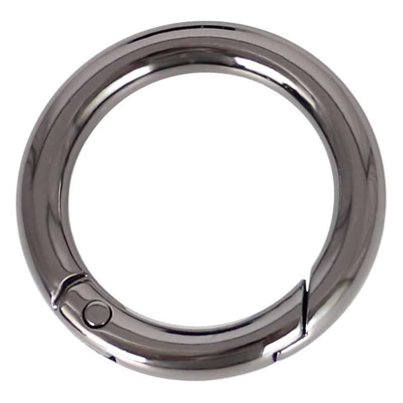 Metal ring spring buckle round ring buckle round ring key ring open ring bag buckle bag accessories hardware hook buckle
