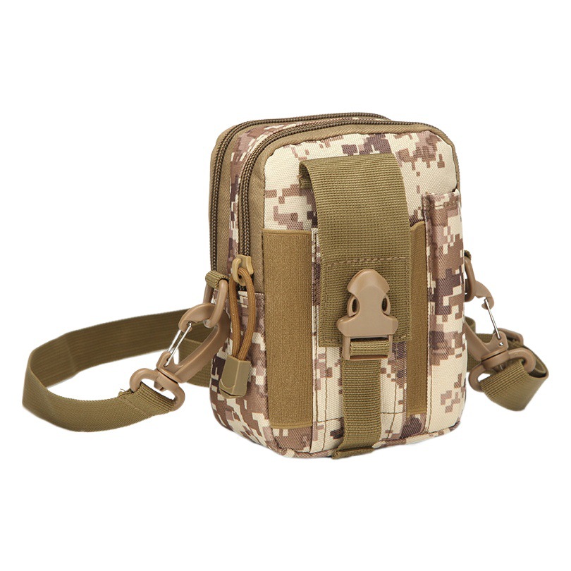 Deportes corriendo bolso de la cintura bolso del teléfono móvil multifuncional bolso de la cintura de larga distancia resistente al desgaste poliéster camuflaje deportes bolso de la cintura