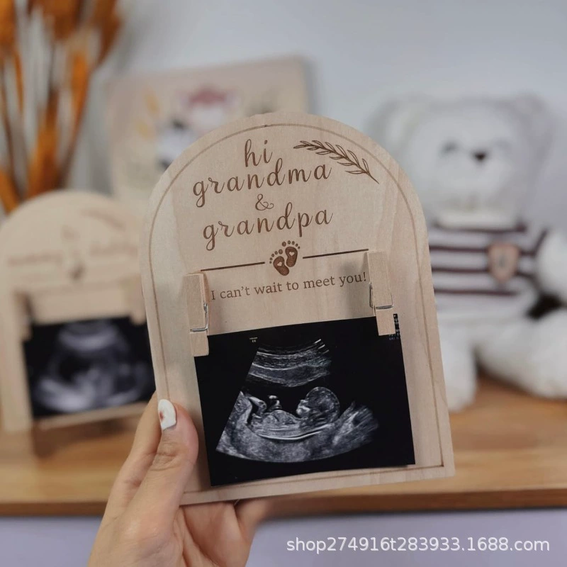 Деревянная фоторамка Baby B-Ультра NT Четырехмерная цветная ультра-рамка