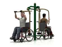 戶外康復健身路徑鍛煉訓練上肢牽引  殘疾人健身路徑器材