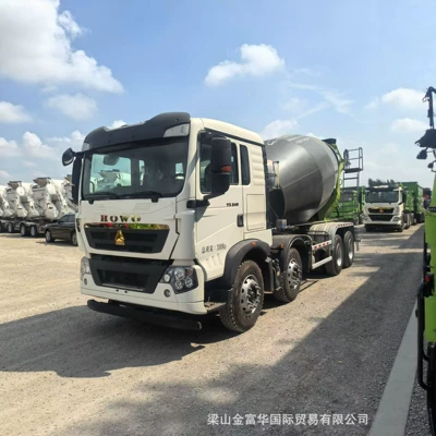 eight-wheel Sinotruk HOWO cement mixer – Betonqarışdıran maşınlar
