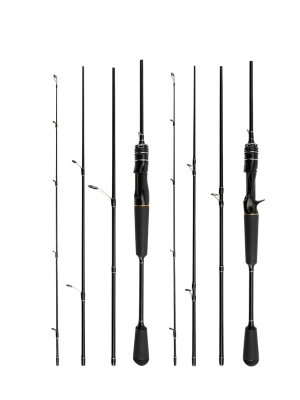 Baña de carretera de varias secciones m tono 1,8 metros 2,1 metros caña de pescar transfronteriza aparejos de pesca caña de pescar caña de pescar caña de carretera extracorta portátil