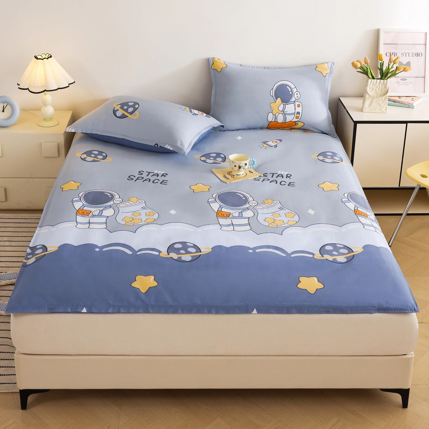 Colchón de algodón desmontable y lavable de Xinjiang con cubierta de colchón dormitorio de estudiantes colchón de cama individual colchón de dibujos animados para niños