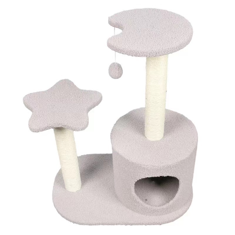 猫の棚の猫の巣の猫の木の一体の猫の棚の猫の棚は大型の猫の別荘の四季の通用の猫の用品を占有しません。|undefined