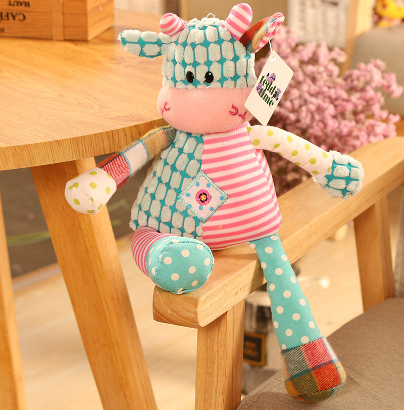 Comercio exterior para apaciguar a las muñecas, muñecas para dormir, muñecas, corderos, cachorros, feos y lindos juguetes de peluche de tela de empalme Abebe