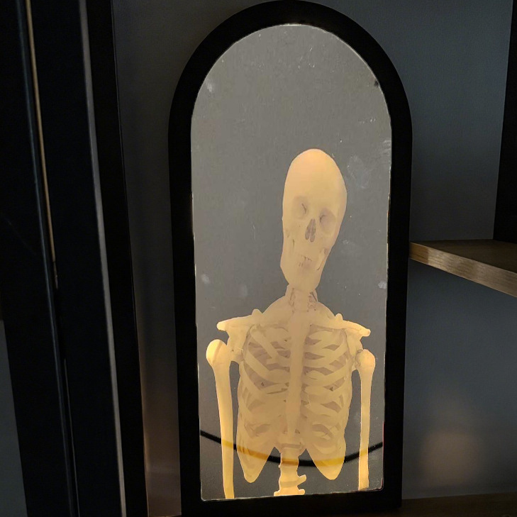 D형 해골 원형 소형 (350*200mm)