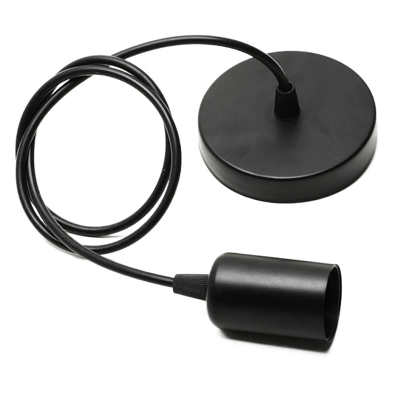 Portalámparas colgante E27 con rosca grande y cable, juego de cable para lámpara colgante, accesorios para lámpara colgante de comedor DIY