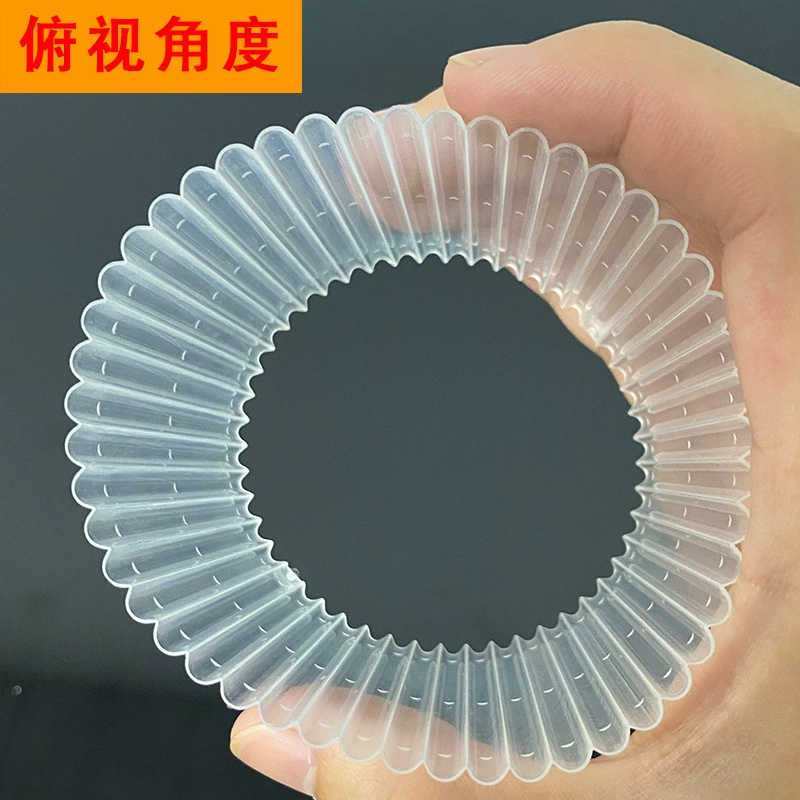 Transparent disposable non-slip plastic tea cup, anti-scald, 500 ml, 700 ml