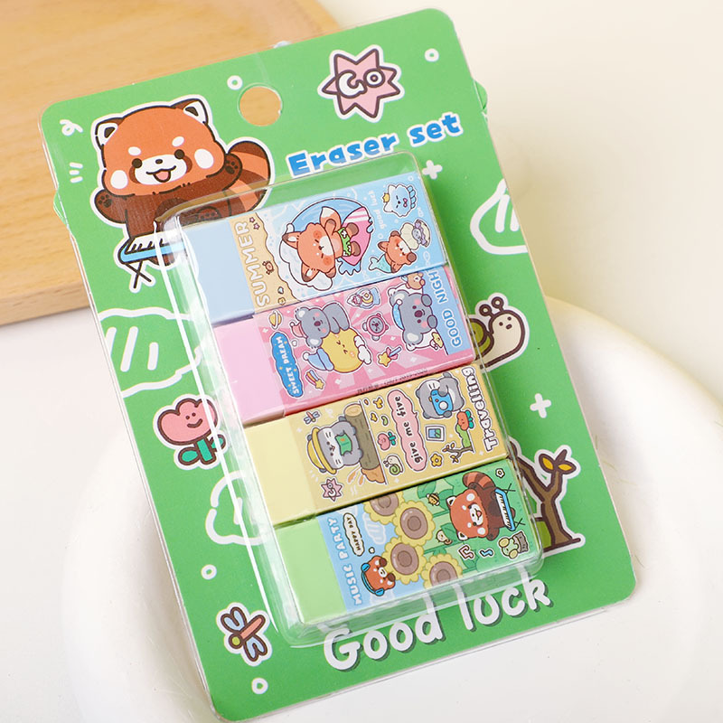 漫画消しゴムセット卸売かわいい消しゴム小学生子供ギフト鉛筆消しゴム跡を残さずきれいに消す|undefined