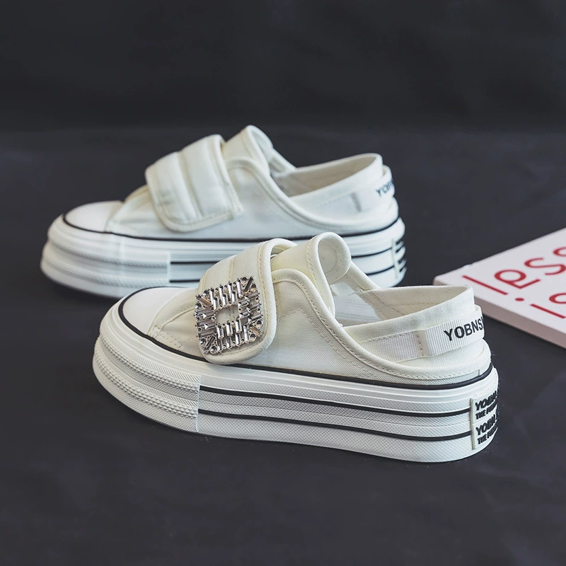 В наличии летние дышащие слипоны 2024 года из сетчатого материала, двусторонние, на толстой подошве, увеличивающие рост, в европейском стиле, из канваса, модель H1053