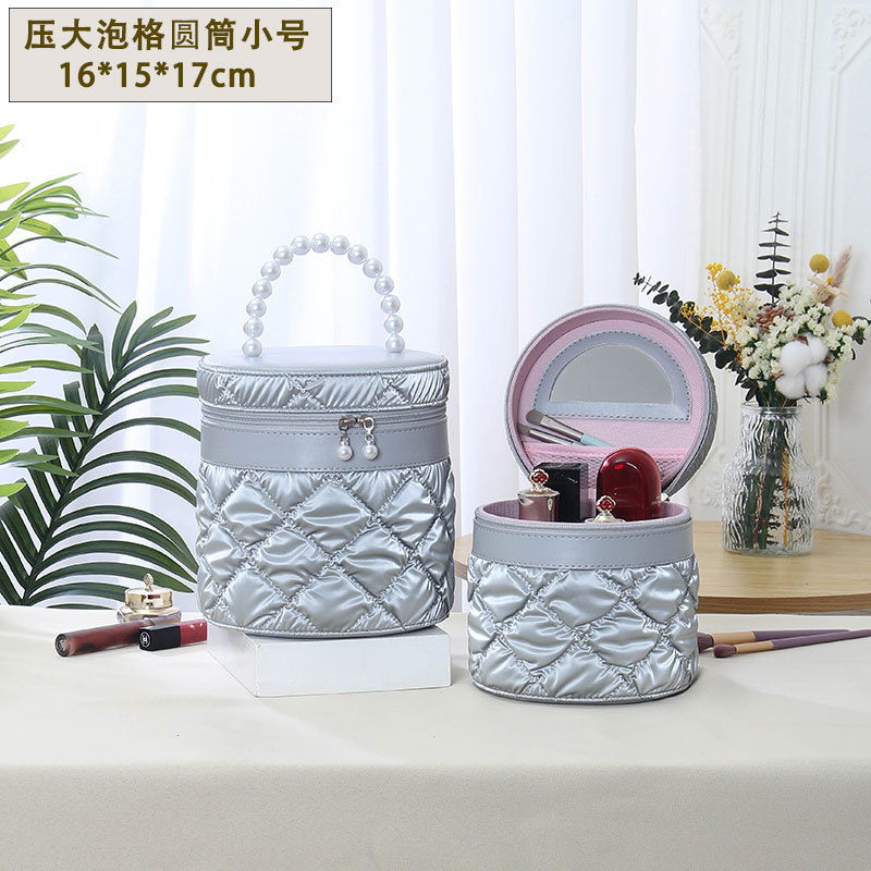 Nuevo estuche de maquillaje de burbujas, estuche de mano de alta calidad, estuche impermeable, bolsa de cosméticos portátil de gran capacidad al por mayor