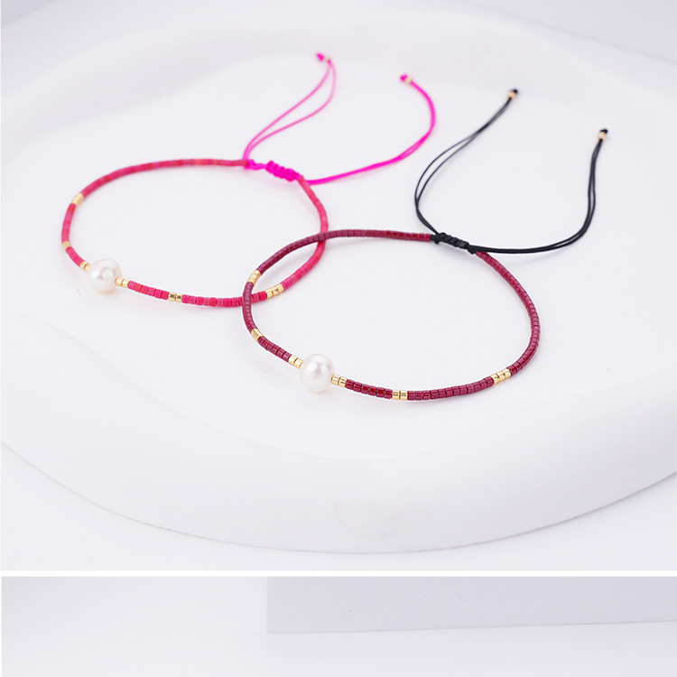 Fashion Round Beaded Pearl Womenu0027S Bracelets 1 Piece