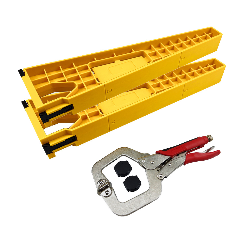 抽屉安装辅助件打孔定位器C型钳11寸大力钳 抽屉导轨安装工具套装