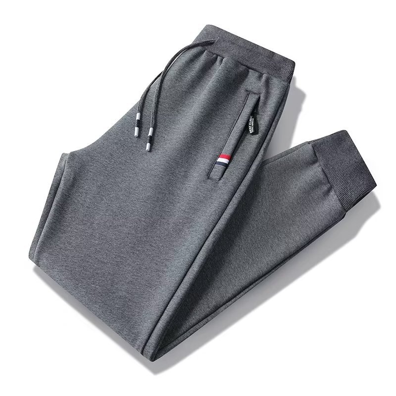 2022 pantalones populares de otoño con los tobillos pantalones casuales de los hombres pantalones de chándal de color sólido de otoño estilo coreano moda suelta deportes