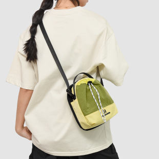 Trendy Sports Crossbody Bag Ins Casual Small Bag Street Cool Men's and Women's Mobile Phone Bag Drawstring Water Bottle Bag Shoulder Bag