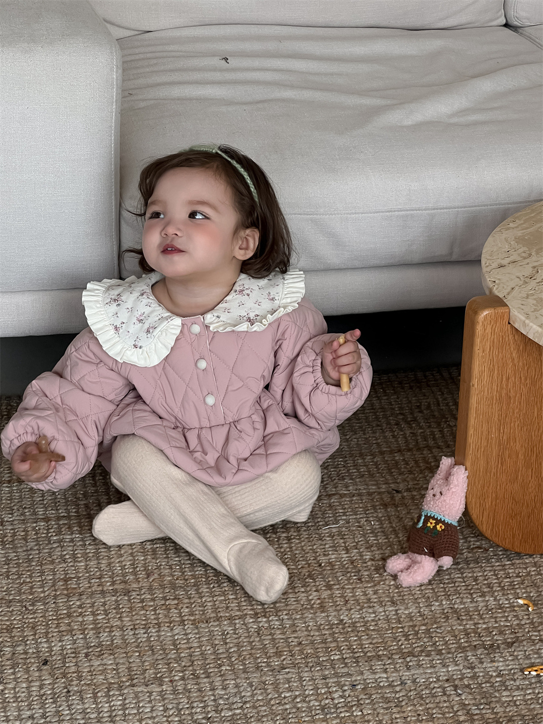 Ropa de invierno para bebés gruesa ropa de escalada ropa infantil coreana ropa de invierno para bebés más camiseta de terciopelo ropa de invierno niñas