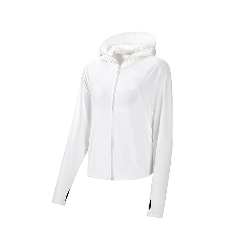 2023 verano explosivo Jiao Xia mismo abrigo de protección solar helado cómodo abrigo de piel anti-UV sombrero desmontable transpirable