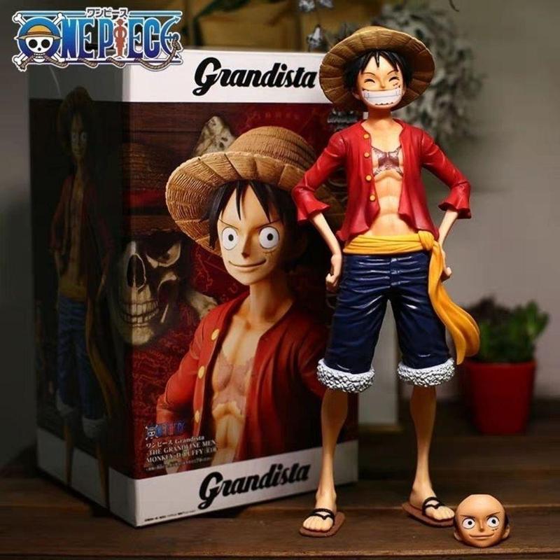 ワンピース フィギュア ルフィ 笑顔のルフィ エース サンジ ゾロ 自信満々の笑顔 ルフィ フィギュア アニメモデル|undefined