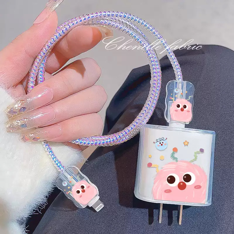 Cute vela de deseo para el hombre estrella para Apple 16 cargador funda 15promax cable de datos 14plus