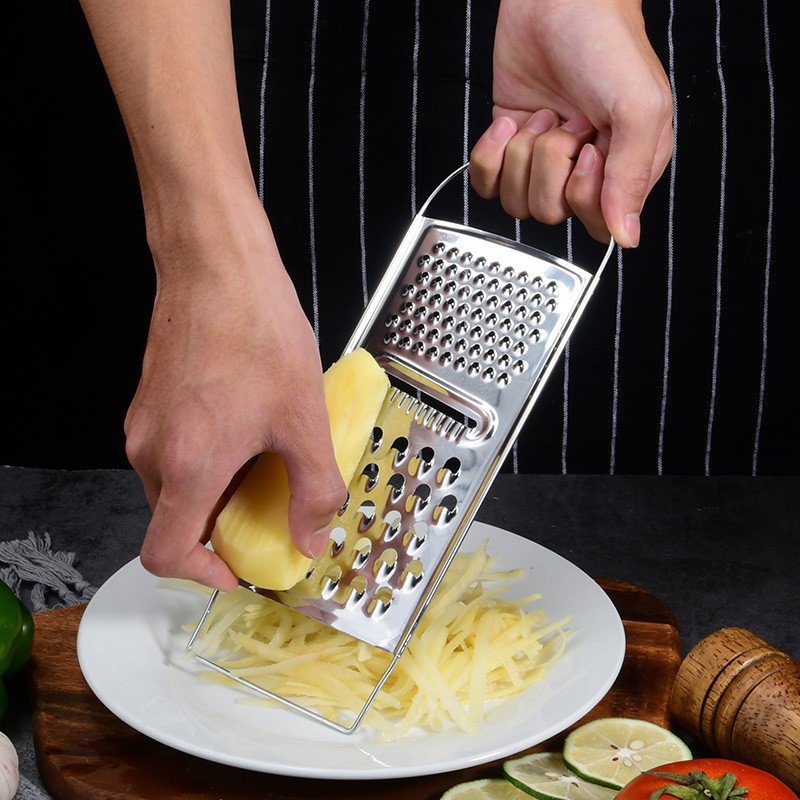 Cuchillo de frutas multifuncional de cocina doméstica raspadora de papas raspadora de frutas de tres piezas para dormitorios de estudiantes de melón y fruta