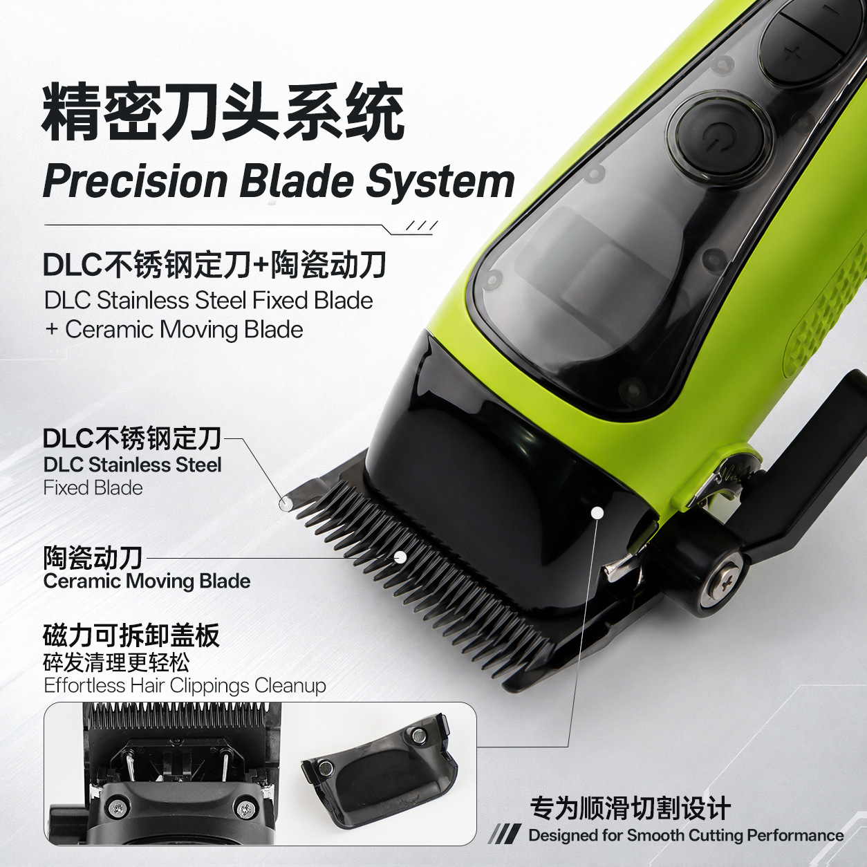 Customizado nuevo cortador de pelo rotor exterior cortador de pelo eléctrico sin escobillas cortador de pelo eléctrico especial cortador de pelo doméstico cortador de pelo eléctrico