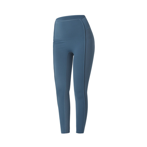 High-waisted butt-lifting fitness pants, feminine running, quick-drying, tight-fitting, belly-controlling, threaded yoga trousers for outer wear in autumn and winter.