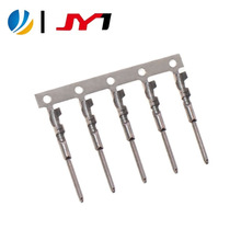 聚盈厂家直销黄铜镀镍M12防水连接器电源1.0插针端子