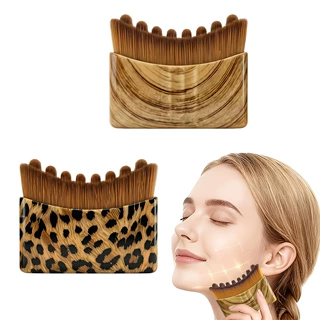 跨境爆款淋巴轮廓面部按摩眼颈护理刷Lymphatic Contour Face