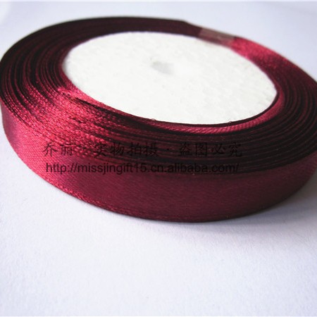 En stock 15MM cinta de poliéster de una sola cara Cinta de regalo Decoración cinta DIY cinta hecha a mano embalaje de la flor image 18